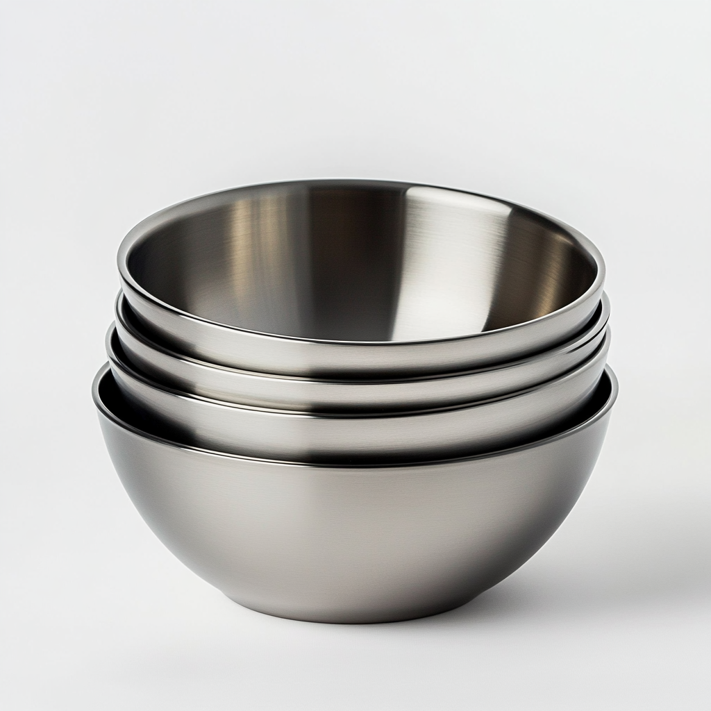 Pador Premium 304 Stainless Steel Mixing Bowls - Set of 5 Nesting Storage Bowls for Cooking, Baking & Meal Prep - Stackable & Dishwasher Safe